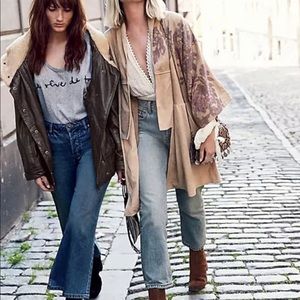 Free People New Romantics Suede Jacket M/L